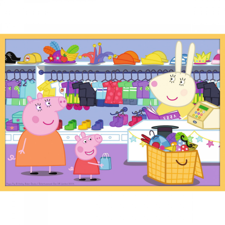 Puzzle 10 in 1 Purcelusa Peppa  Pig cu prietenii [5]