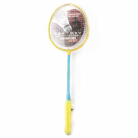 JUCĂRII PENTRU EXTERIOR - Set rachete badminton galben-ablastru