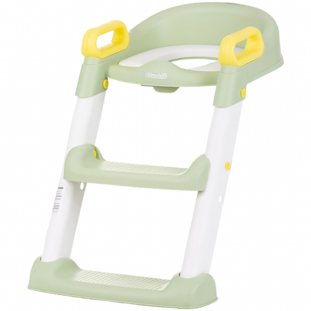 Reductor toaleta cu scara Chipolino Skippy green [0]