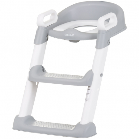 Reductor toaleta cu scara Chipolino Skippy grey [0]