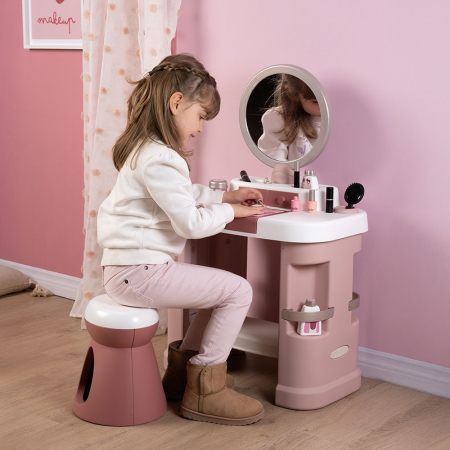 Salon de infrumusetare Smoby My Beauty Dressing Table roz cu 15 accesorii [4]