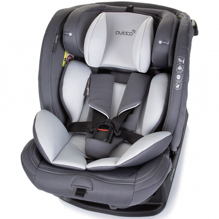 Scaun auto Chipolino Aviato I-Size 40-150 cm ash grey [5]