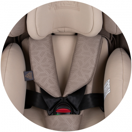 Scaun auto Chipolino Supreme I-Size 40-150 cm cu sistem Isofix macadamia [9]