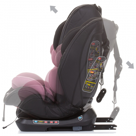 Scaun auto Chipolino Techno 0-36 kg rose water cu sistem Isofix [5]
