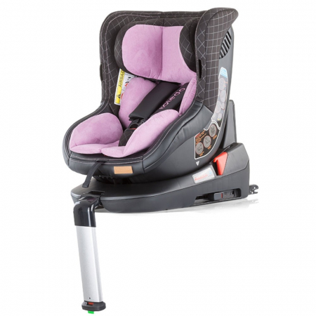 Scaun auto Chipolino Toledo 0-18 kg rose cu sistem Isofix si sezut rotativ [1]