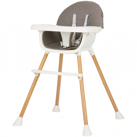 SCAUNE DE MASĂ - Scaun de masa Chipolino Rio 2 in 1 graphite