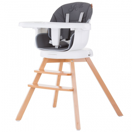 Scaun de masa cu sezut rotativ Chipolino Rotto 3 in 1 asphalt [0]