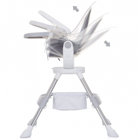 Scaun de masa cu sezut rotativ Chipolino Vision glacier [6]