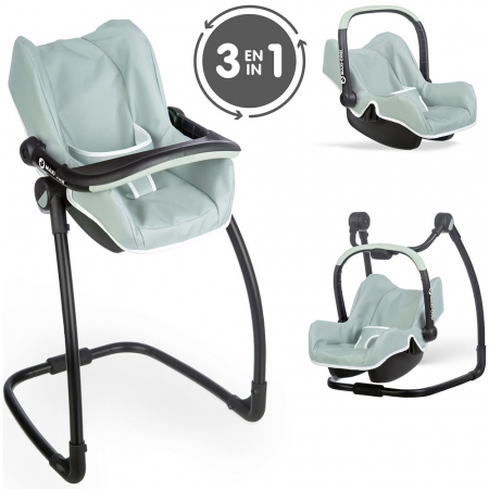 Scaun de masa pentru papusi Smoby Maxi Cosi Quinny 3 in 1 albastru [1]