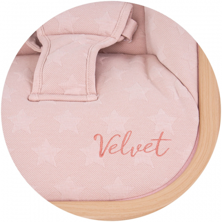 Scaunel balansoar Chipolino Velvet rose water wood [4]