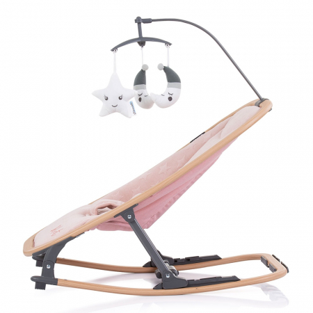 Scaunel balansoar Chipolino Velvet rose water wood [1]