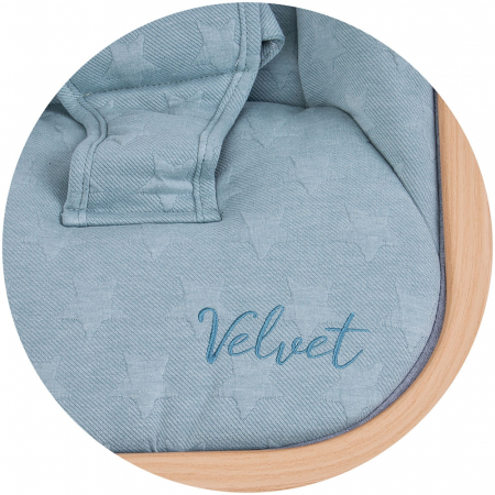 Scaunel balansoar Chipolino Velvet sky wood [4]