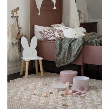 Set 2 cutii de depozitare din carton cu iepuras [2]