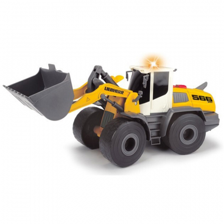 Set Dickie Toys Construction Twin Pack camion basculant MAN si buldozer Liebherr L566 Xpower [1]