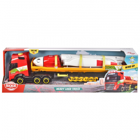 Set Dickie Toys Heavy Load Truck camion Volvo FH16 cu remorca si turbina eoliana [1]