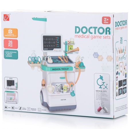 Set jucarie Chipolino Doctor cu lumini, sunete si 26 accesorii [8]