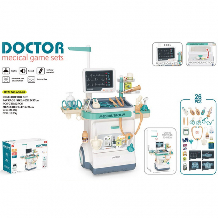 Set jucarie Chipolino Doctor cu lumini, sunete si 26 accesorii [7]