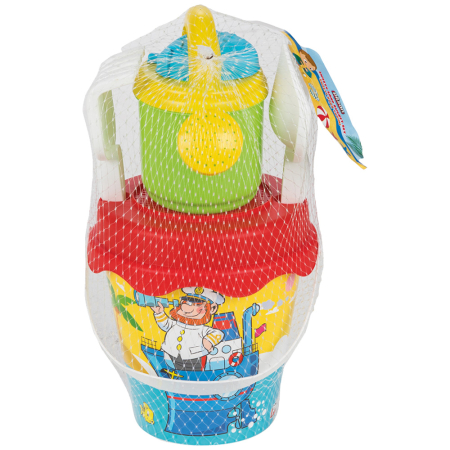 Set jucarii nisip Pilsan Sweety Bucket cu 6 piese [1]