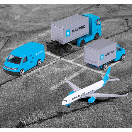 Set Majorette MAERSK Logistic cu 4 vehicule [4]