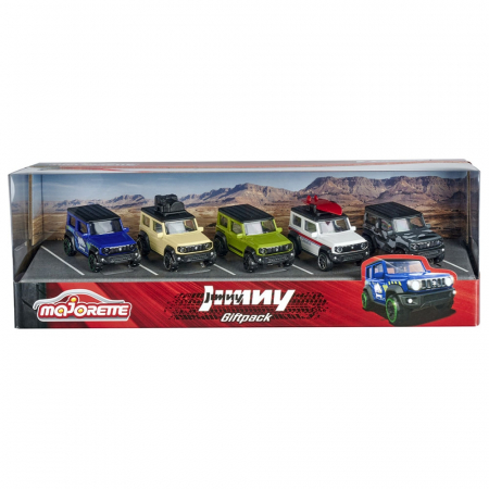 Set Majorette Suzuki Jimny cu 5 masinute din metal [6]