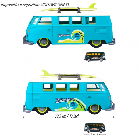 Set Majorette VW The Originals T1 Carry Case cu 2 vehicule [2]