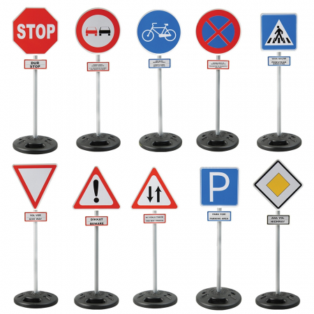 Set Pilsan Jucarie indicatoare rutiere Traffic Signs [0]