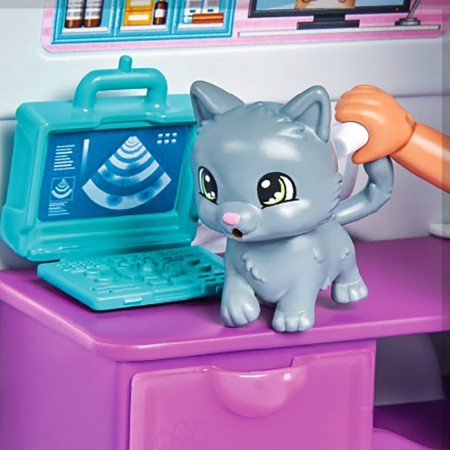 Set Simba Evi Love Doctor Evi 2 in 1 Vet Mobile masina cu papusa 12 cm si accesorii [6]