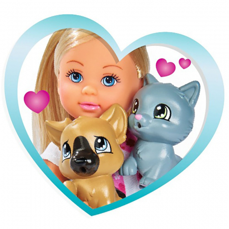 Set Simba Evi Love Doctor Evi 2 in 1 Vet Mobile masina cu papusa 12 cm si accesorii [3]