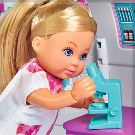 Set Simba Evi Love Doctor Evi 2 in 1 Vet Mobile masina cu papusa 12 cm si accesorii [7]