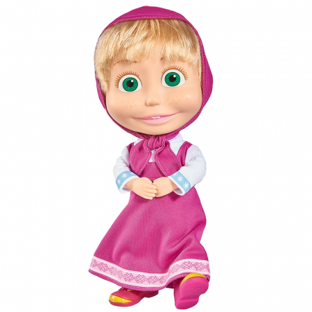 Set Simba Masha and The Bear papusa Masha 23 cm si ursulet de plus 43 cm [3]