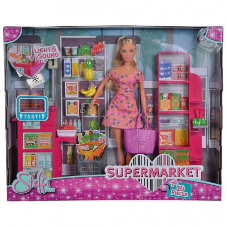 Set Simba Steffi Love Supermarket cu papusa 29 cm si accesorii [5]