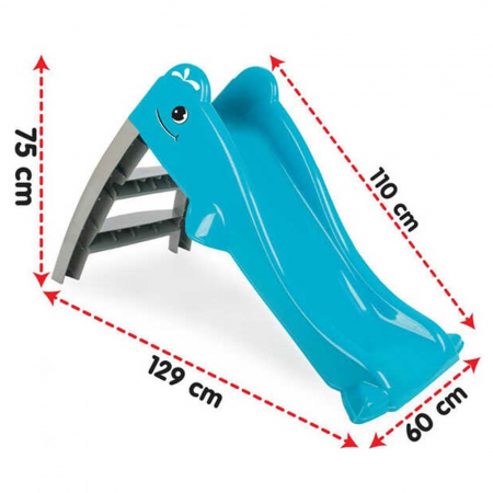 Tobogan Pilsan Dolphin Water Slide blue [1]