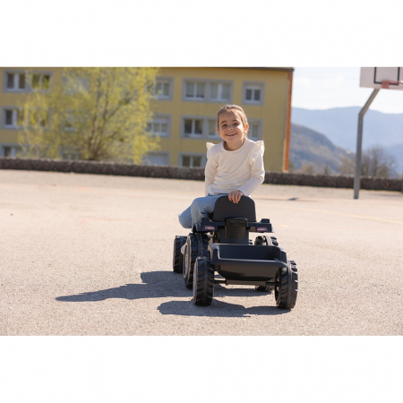Tractor cu pedale si remorca Smoby Farmer XL negru [10]