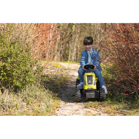 Tractor cu pedale si remorca Smoby Farmer XL verde [3]