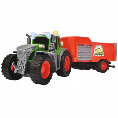 Tractor Dickie Toys Fendt Farm cu remorca [0]