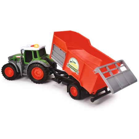 Tractor Dickie Toys Fendt Farm cu remorca [2]