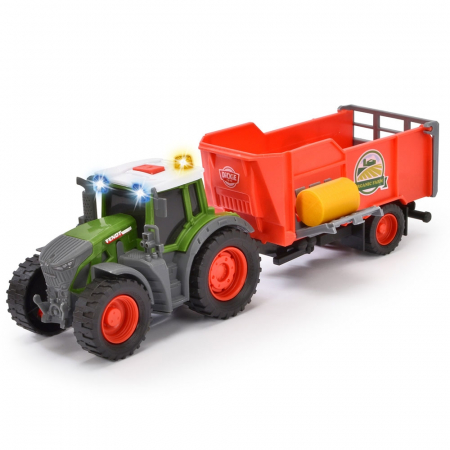 Tractor Dickie Toys Fendt Farm cu remorca [3]