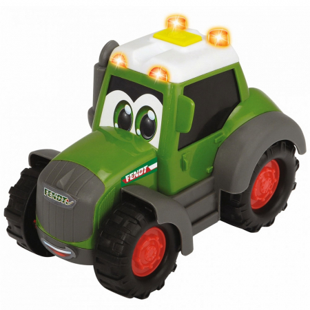 Tractor Dickie Toys Happy Fendt Animal Trailer cu remorca si figurina vaca [3]