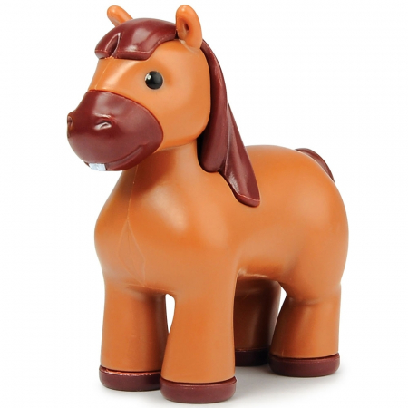 Tractor Dickie Toys Happy Ferguson Animal Trailer cu remorca si figurina [3]