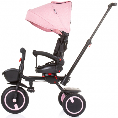 Tricicleta pliabila Chipolino Quick Fold cu sezut reversibil rose water [1]