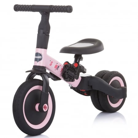 Tricicleta si Bicicleta 2 in 1 Smarty Chipolino light pink [3]