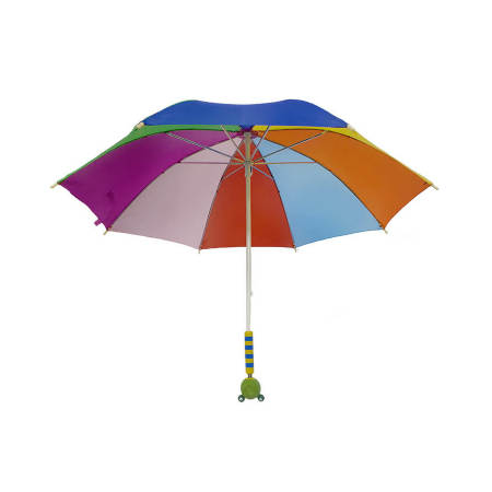 Umbrela pentru copii cu maner din lemn cu broscuta [0]