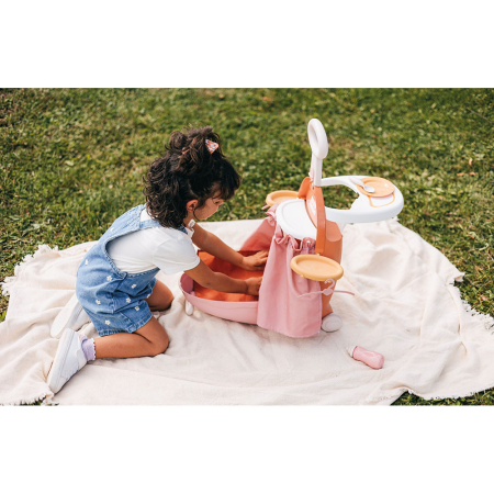 Valiza multifunctionala pentru papusi Smoby Baby Nurse Nursery Suitcase 3 in 1 cu 6 accesorii [5]