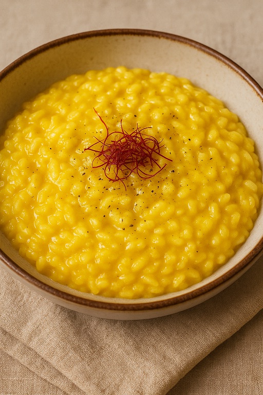 Risotto cu sofran - reteta italiana cremoasa si plina de savoare