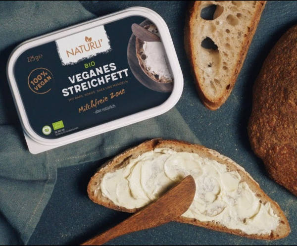 Alternativa de unt Crema tartinabila bio si vegan, 225g Naturli [2]
