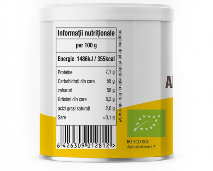 Amestec de condimente bio pentru prepararea Laptelui Auriu, 100g Pronat [2]