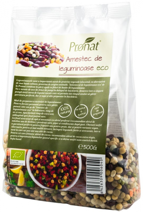 Amestec de leguminoase bio, 500g Pronat [4]