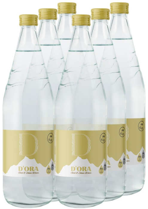 Apa Gold Water D'ora, bax 6x1000ml, sticla [2]