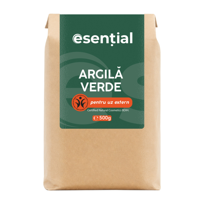 Argila verde fina, pentru uz extern, 500g Argital Esential [2]