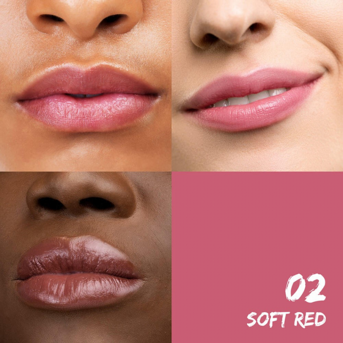 Balsam bio de buze 02 Soft Red, 7g Sante [2]